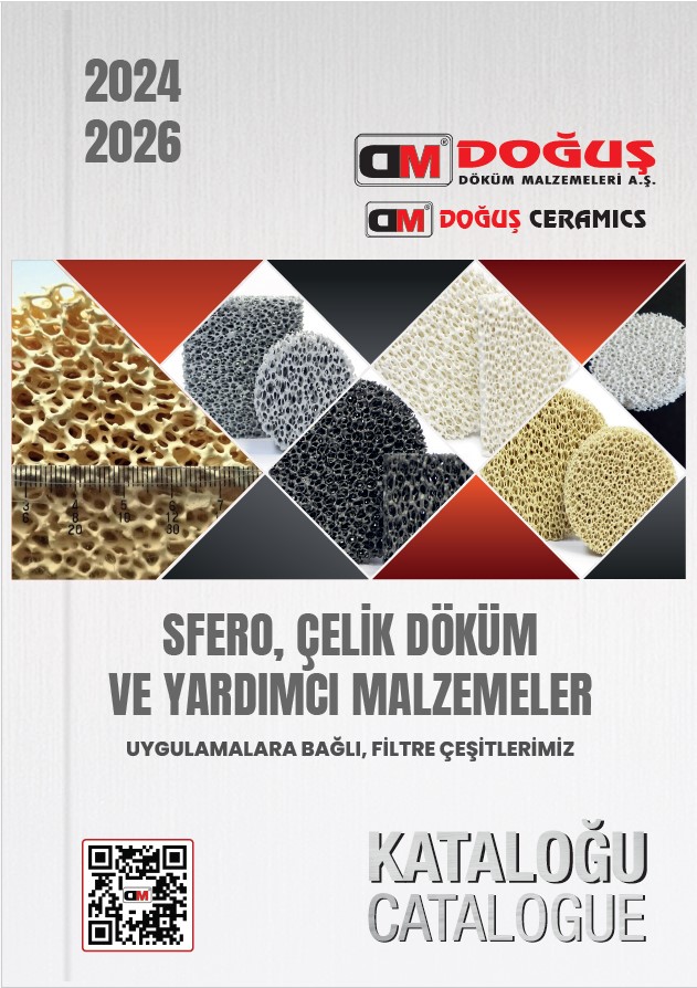 Sfero, Çelik Döküm ve Yardımcı Malzemeri Kataloğu